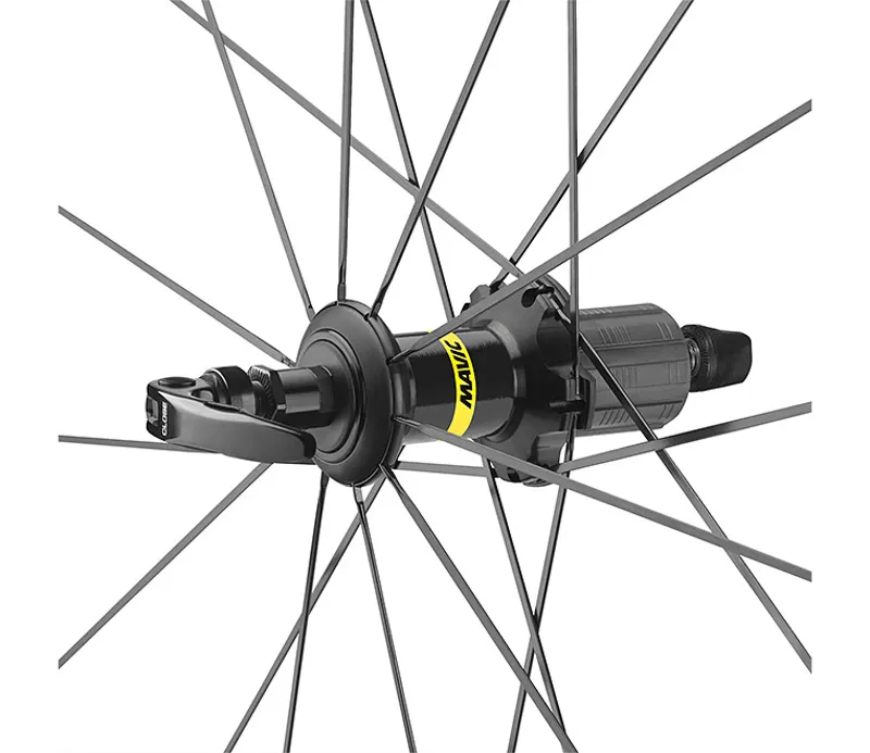 Mavic Aksium Rim Brake Wheels Pair in Black-3